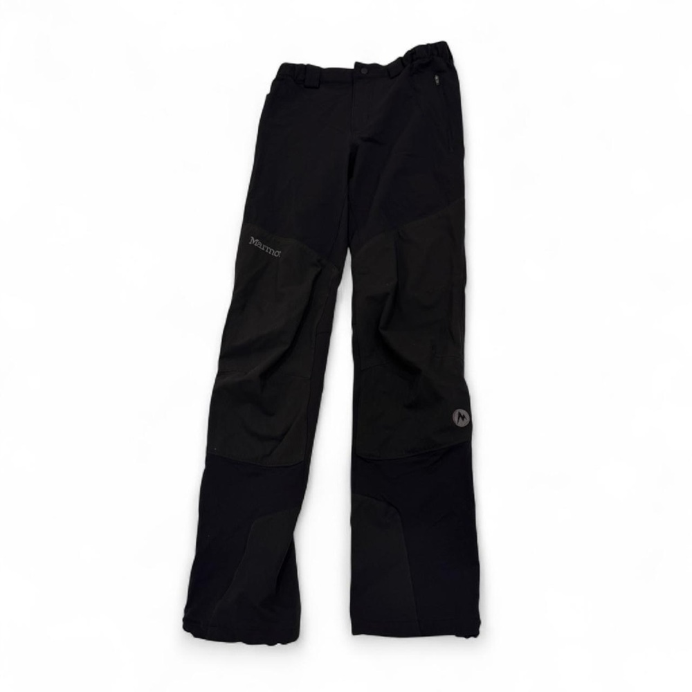 Marmot Highland Technical Hiking Pants Men’s 30 Black Reinforced Knee Softshell